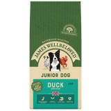 James Wellbeloved Duck & Rice Junior Dry Dog Food - 2kg