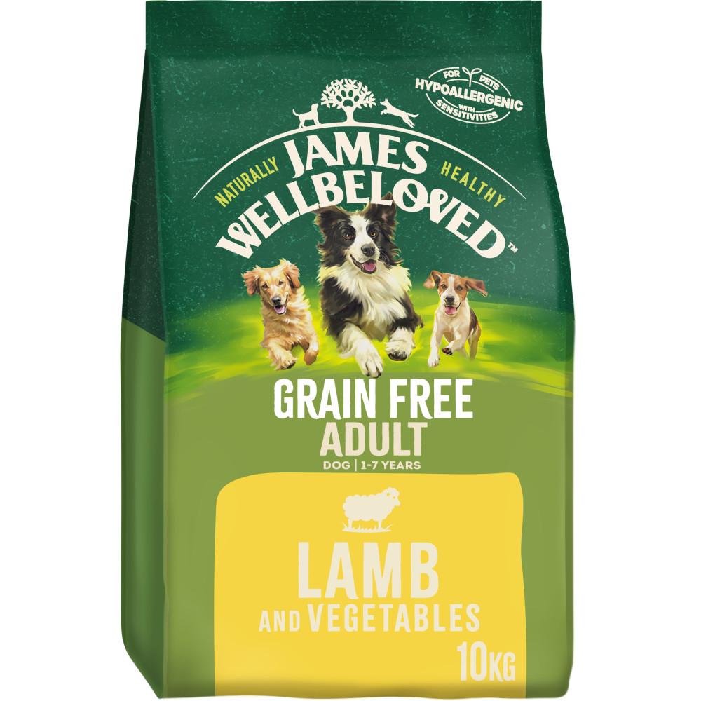 James Wellbeloved Lamb & Vegetable Adult Dry Dog Food - 10kg