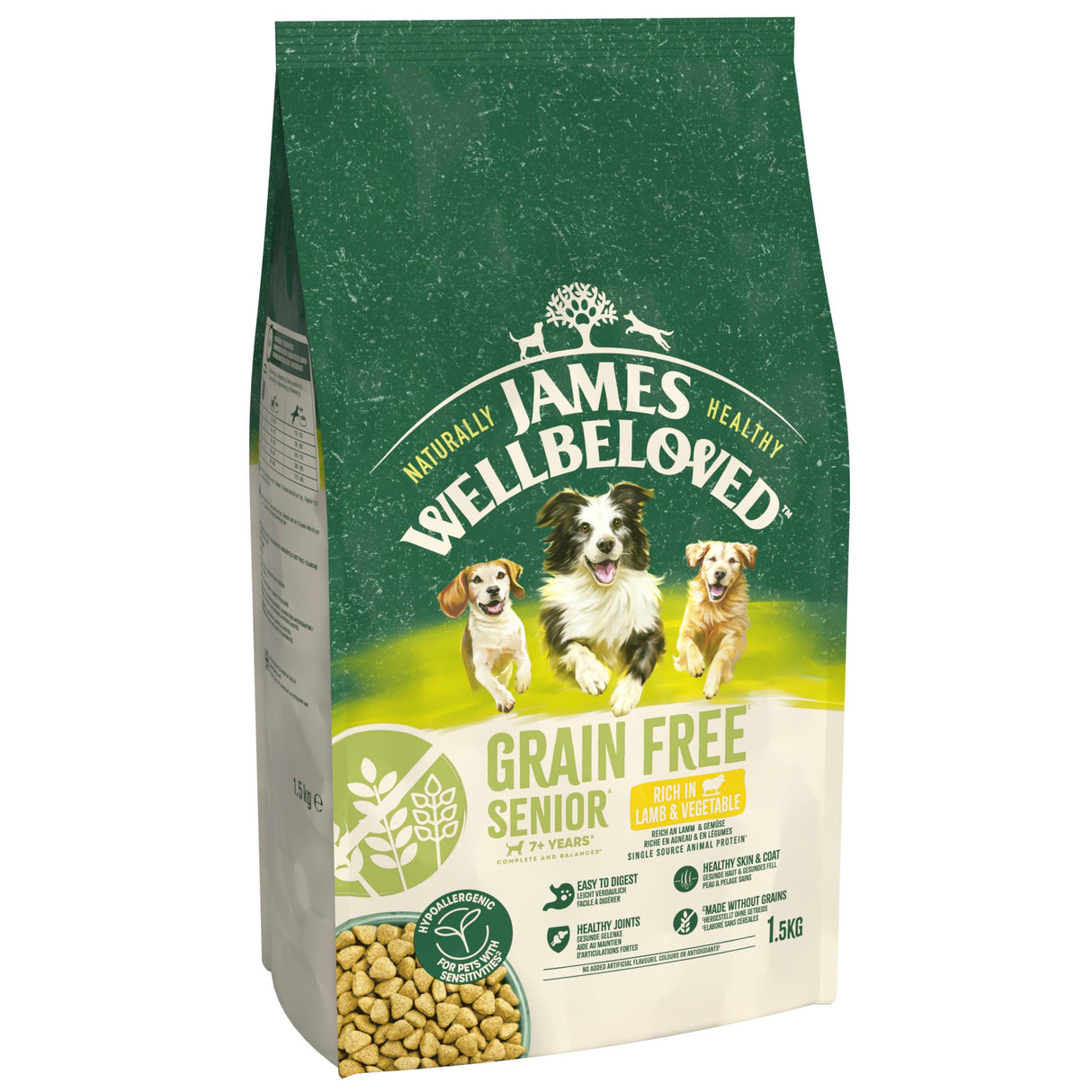 James Wellbeloved GF Lamb & Vegetable Senior Dog Food - 10kg