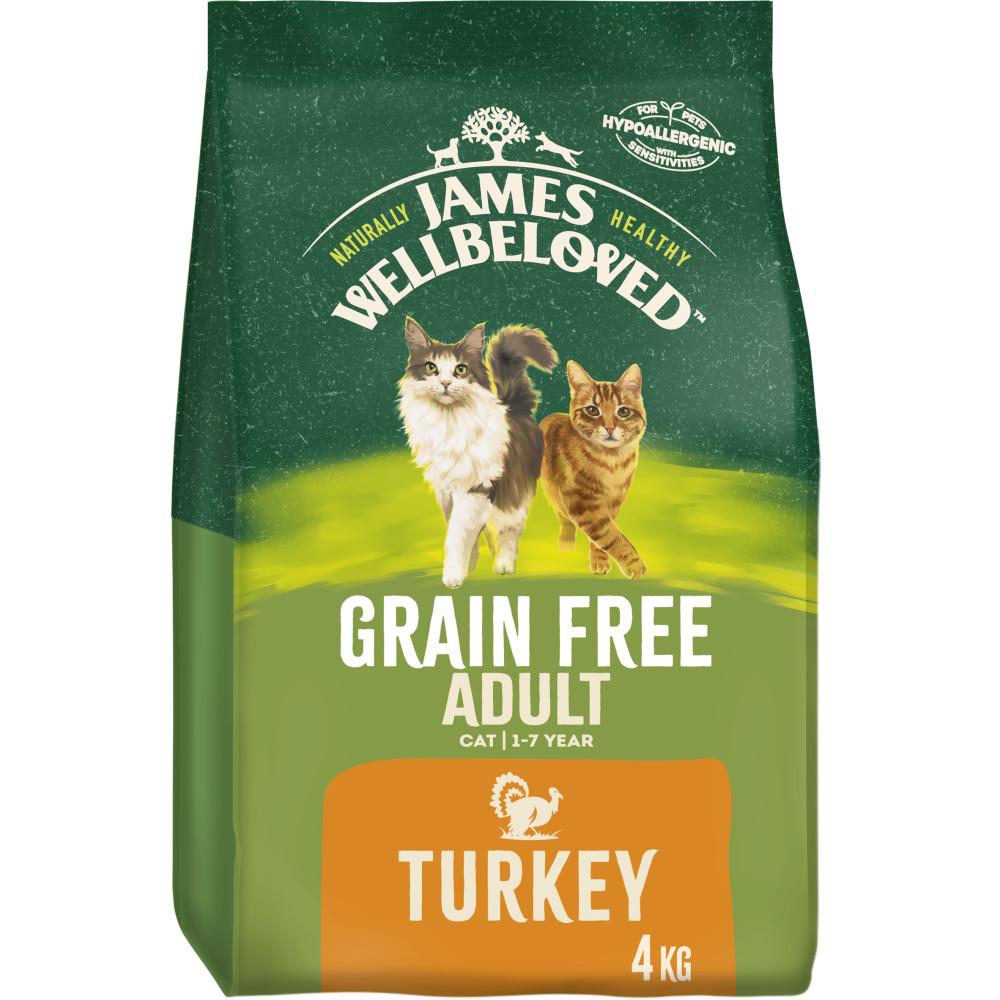 James Wellbeloved Turkey Grain Free Dry Cat Food - 4kg
