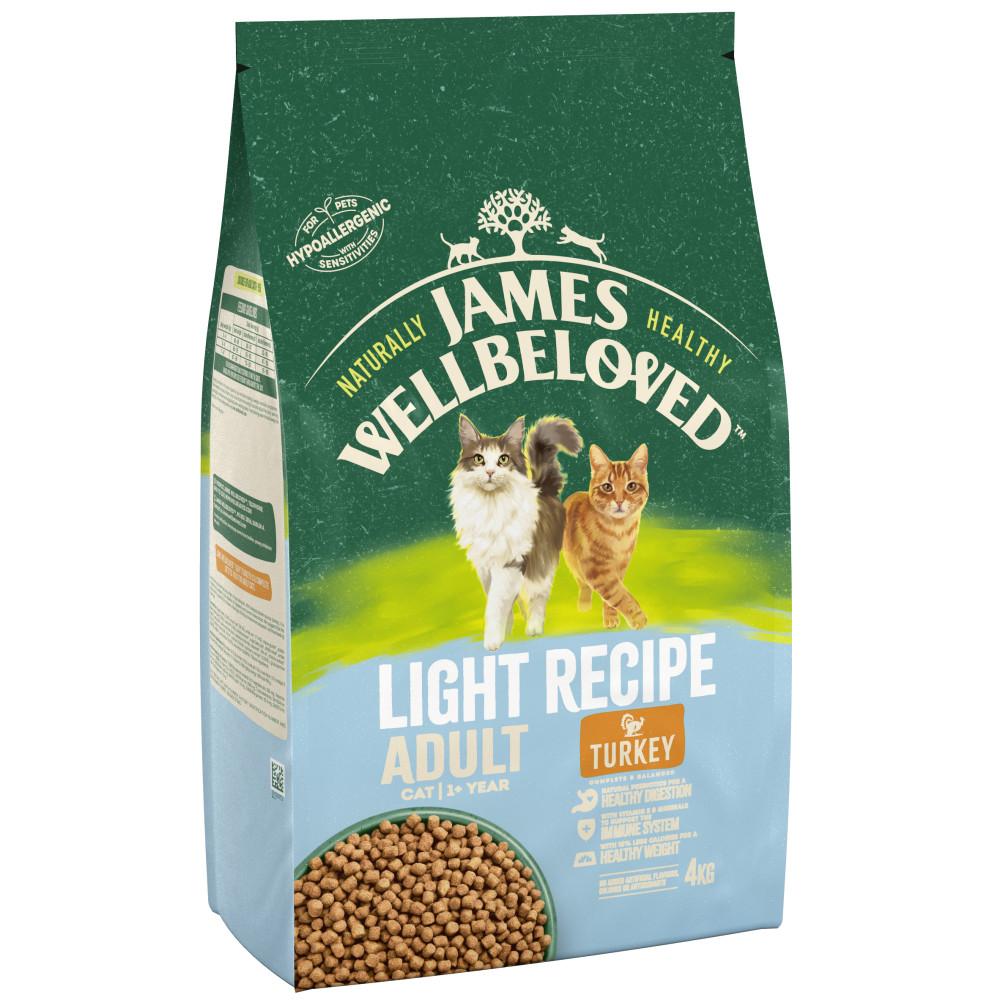 James Wellbeloved Turkey Light Adult Dry Cat Food - 4kg