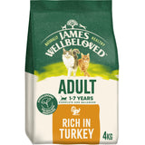 James Wellbeloved Turkey & Rice Adult Dry Cat Food - 4kg