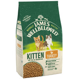 James Wellbeloved Kitten Complete Dry Cat Food Biscuits Turkey - 4kg