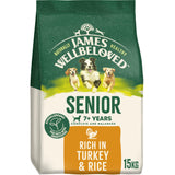 James Wellbeloved Turkey & Rice Senior Dry Dog Food - 15kg