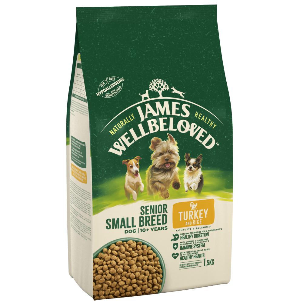 James Wellbeloved Turkey & Rice Senior Small Breed - 1.5kg