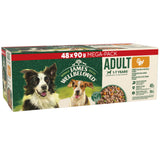 James Wellbeloved Turkey & Rice in Gravy Adult Wet Dog Food Pouches - 48 x 90g