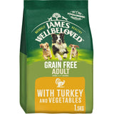 James Wellbeloved Turkey & Vegetable Adult Dry Dog Food - 1.5kg