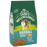 James Wellbeloved Adult Hairball Turkey Dry Cat Food - 4kg