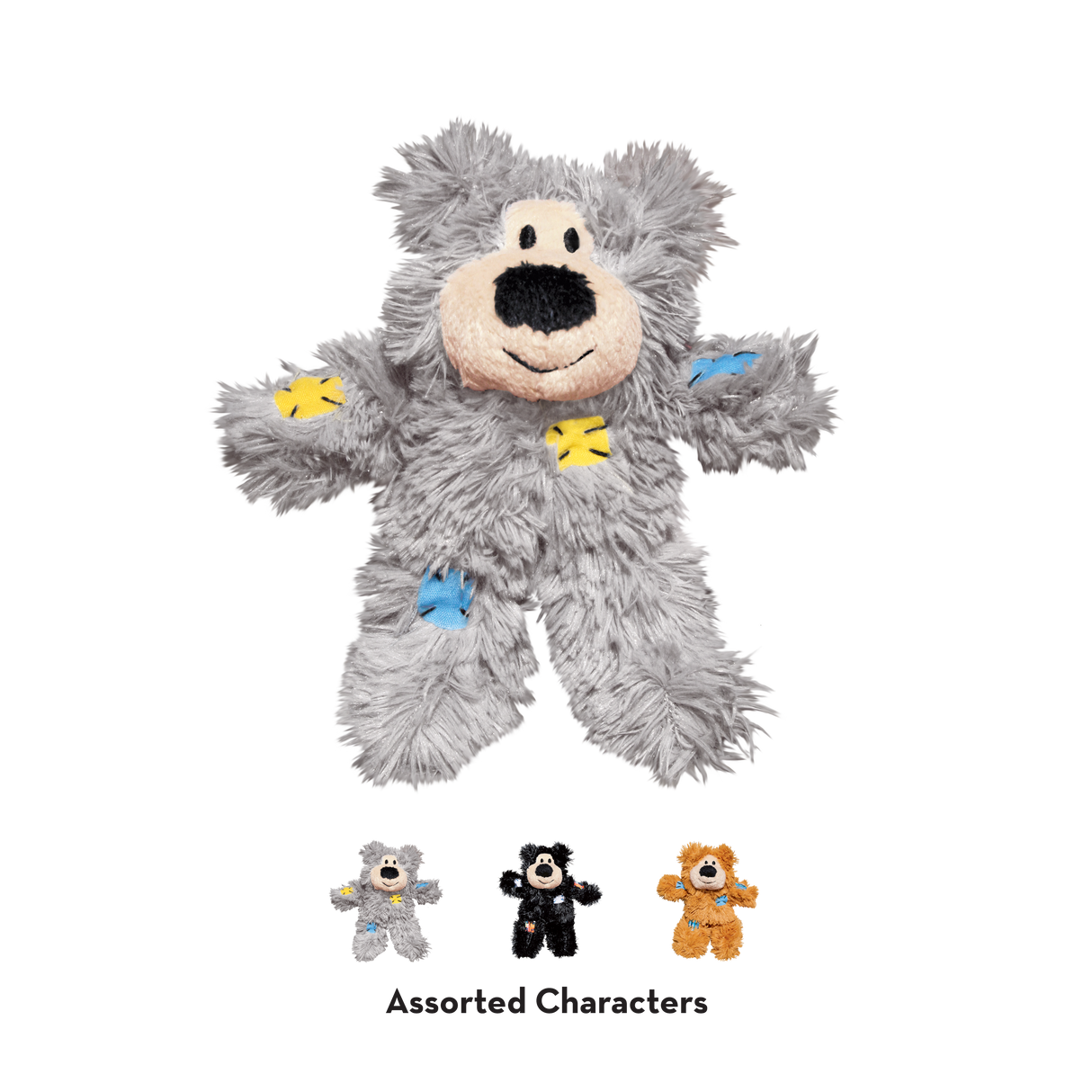 KONG Softies Patchwork Bear
