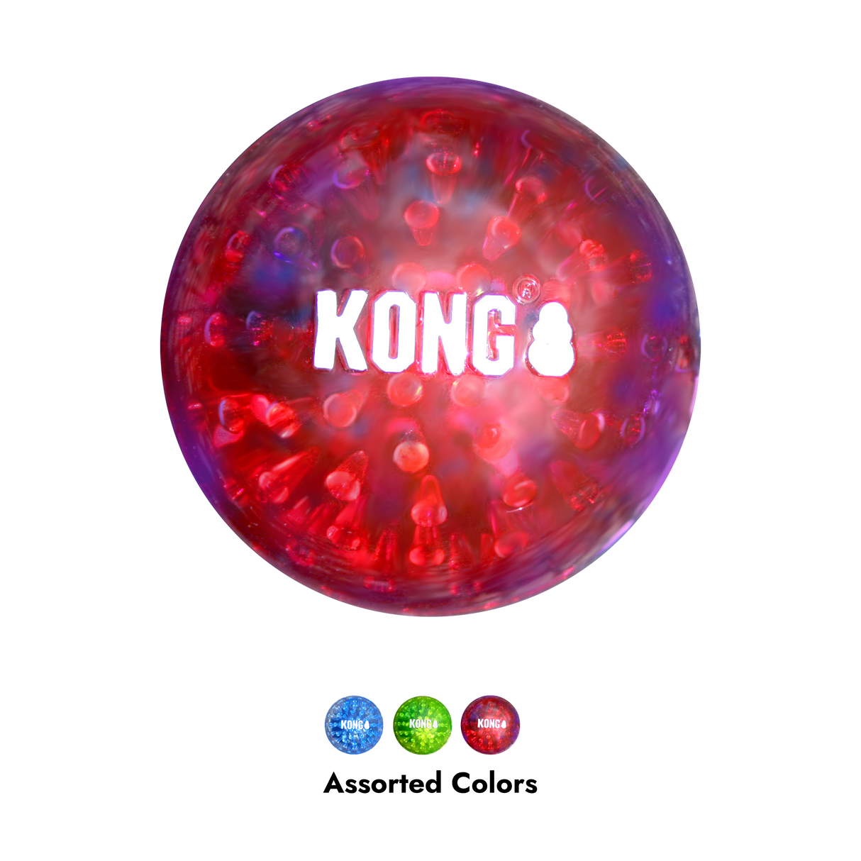 KONG Squeezz Geodz 2-pk Large