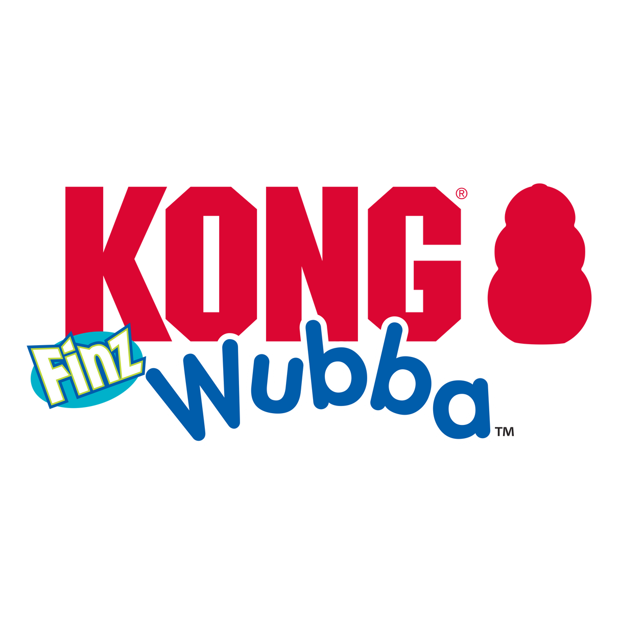 KONG Wubba Finz Blue Large