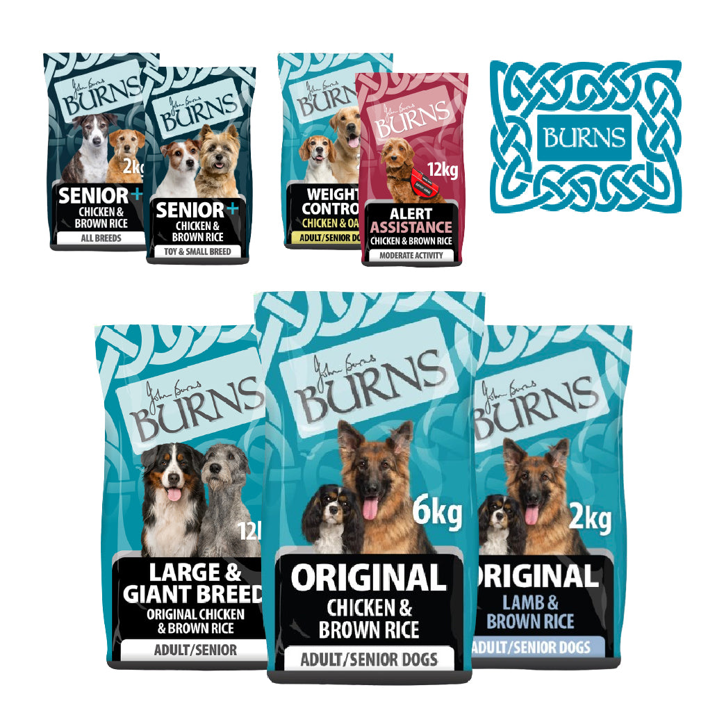 Burns Dry Dog Food – Original, Active, Alert & Senior Range