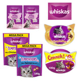 WHISKAS Cat Treats – Temptations, Milky & Crunch Selection