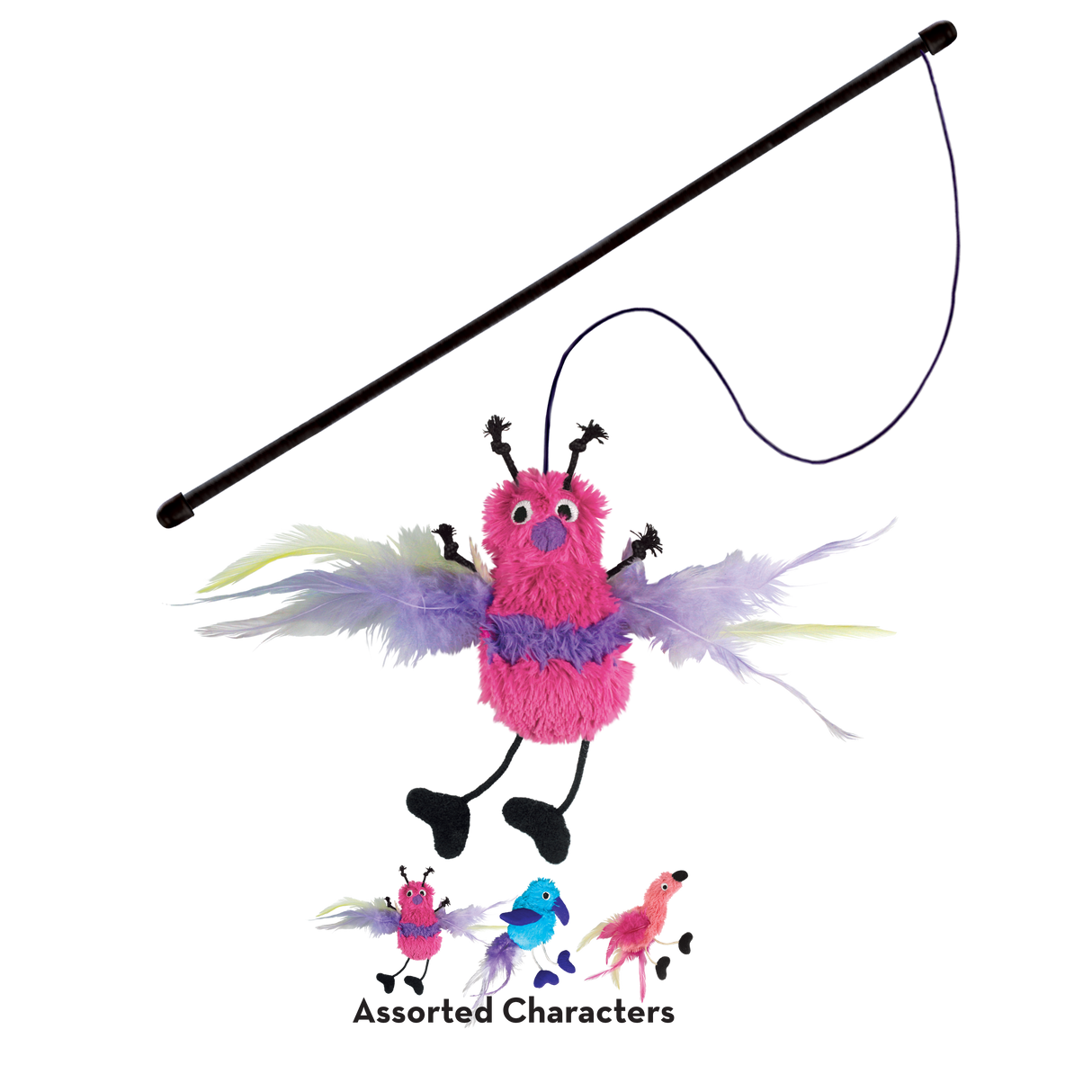 KONG Teaser Feather Assorted