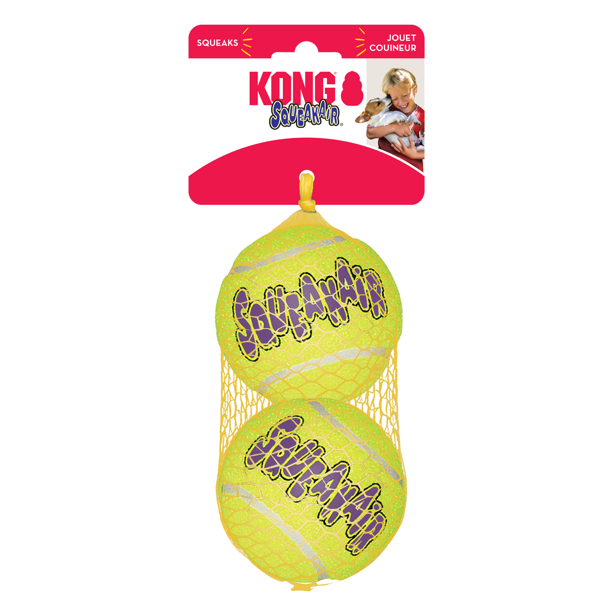 KONG SqueakAir Balls Large - 2 Pack