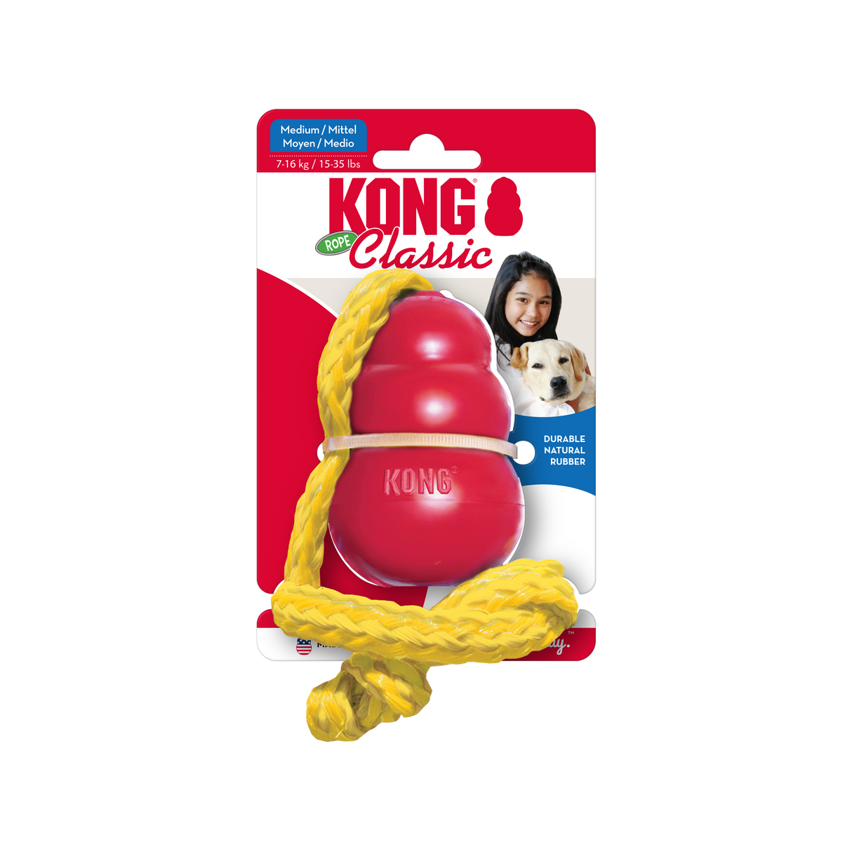KONG Classic with Rope Medium
