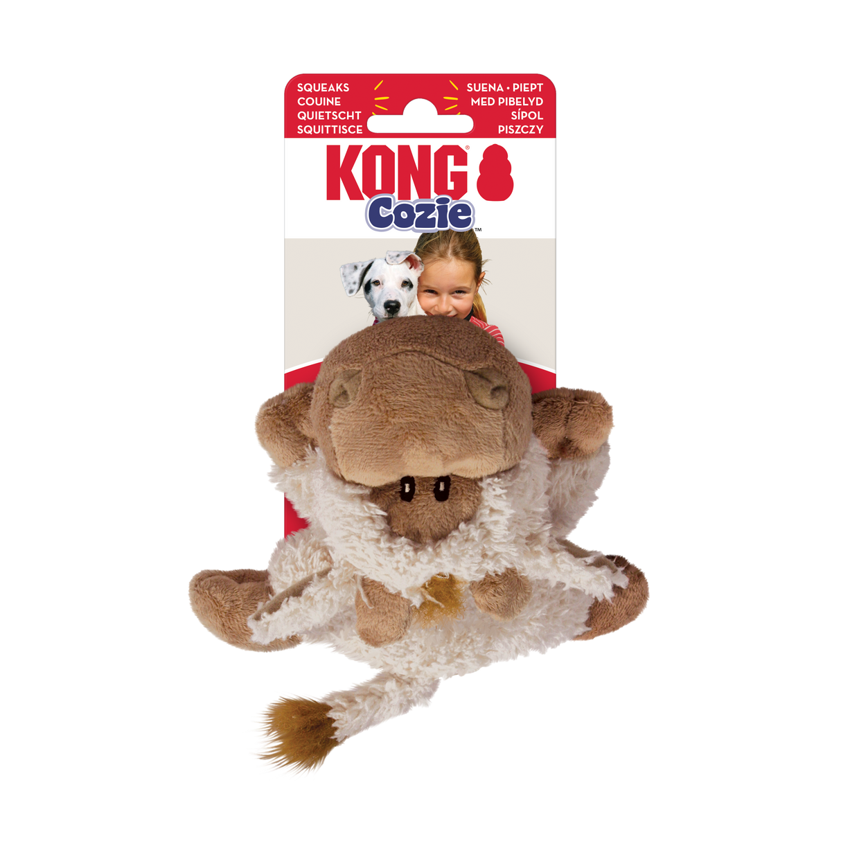 KONG Cozie Assorted Naturals Small