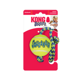 KONG SqueakAir Ball with Rope Medium