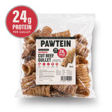 Pawtein Natural Cut Beef Gullet Trachea Dog Treats - 1kg