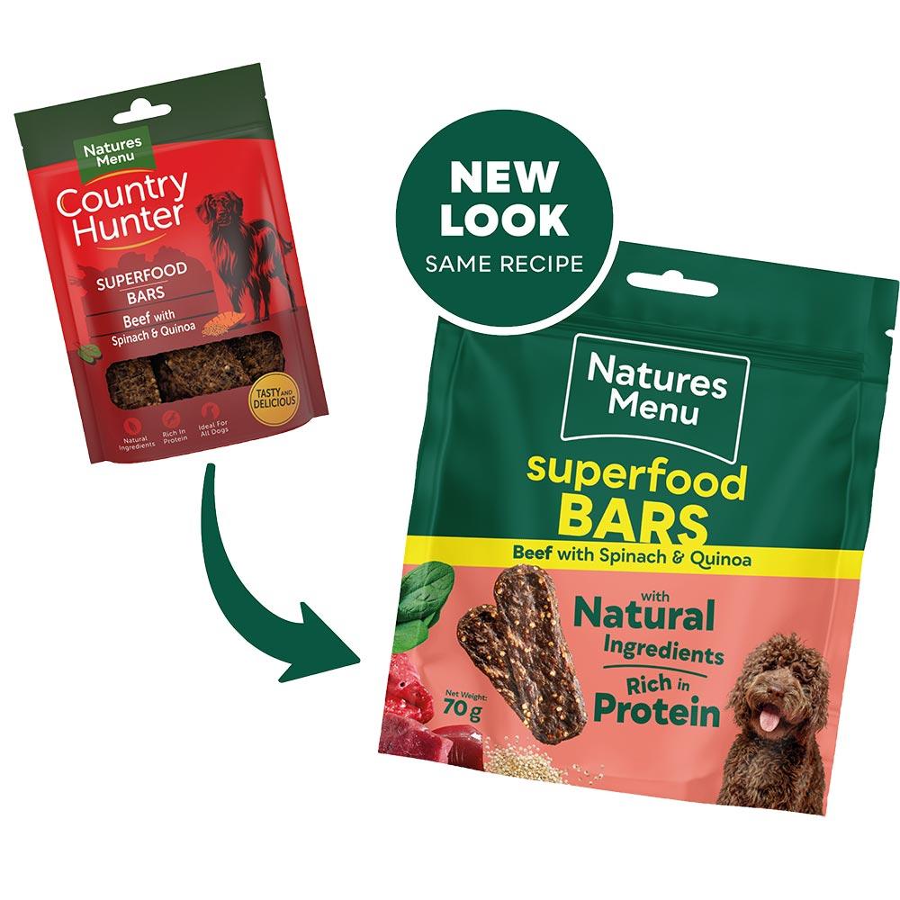 Natures Menu Beef Superfood Snacks Dog Treats - 70g