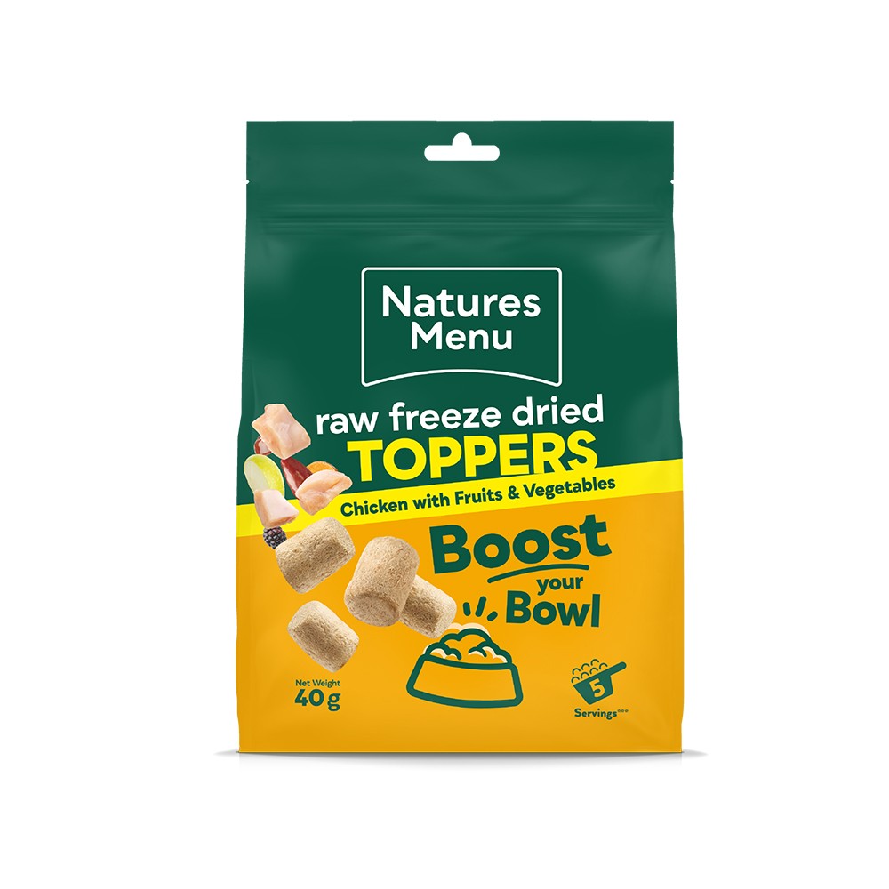 Natures Menu Dog Food Toppers – Raw Freeze Dried Range