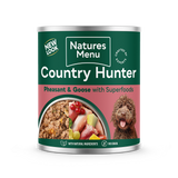 Natures Menu Country Hunter Meals Pheasant & Goose Wet Dog Food Cans - 6 x 600g