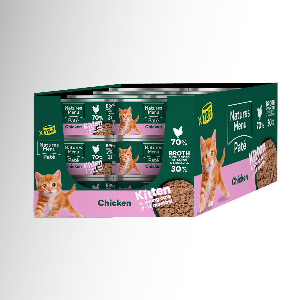 Natures Menu Especially for Cats Kitten Chicken Wet Cat Food Cans - 18 x 85g