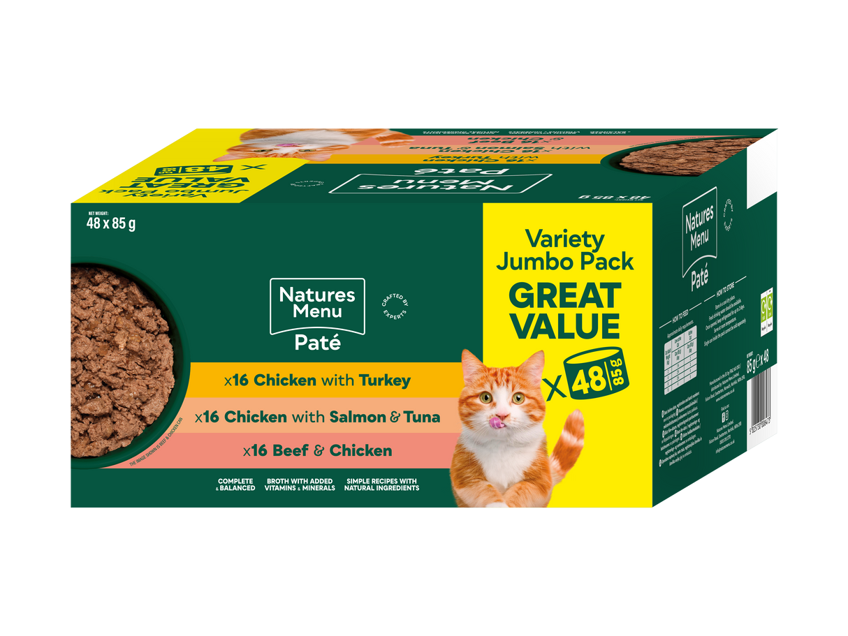 Natures Menu Especially for Cats Multipack Wet Cat Food Cans - 48 x 85g