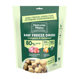 Natures Menu Freeze-Dried 80/20 Lamb Dog Food - 250g