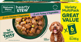 Natures Menu Hearty Stew Multipack with Chicken & Turkey Dog Food Cans - 6 x 415g