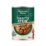 Natures Menu Hearty Stews Salmon Wet Dog Food Cans - 12 x 415g