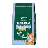 Natures Menu High in Meat Deboned White Fish Dry Cat Food - 1.25kg