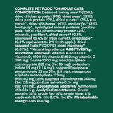 Natures Menu High in Meat Grain Free Deboned Turkey Dry Cat Food - 1.25kg