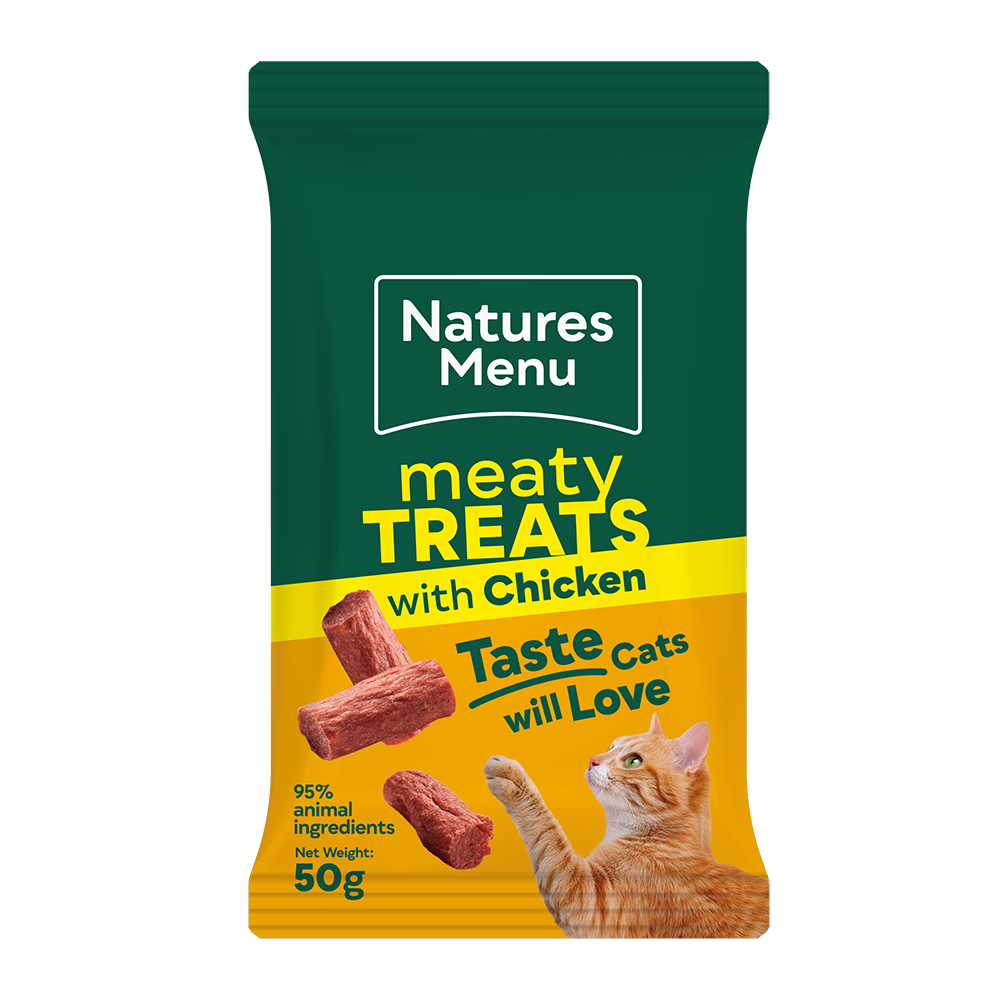 Natures Menu Meaty Chicken Cat Treats - 50g