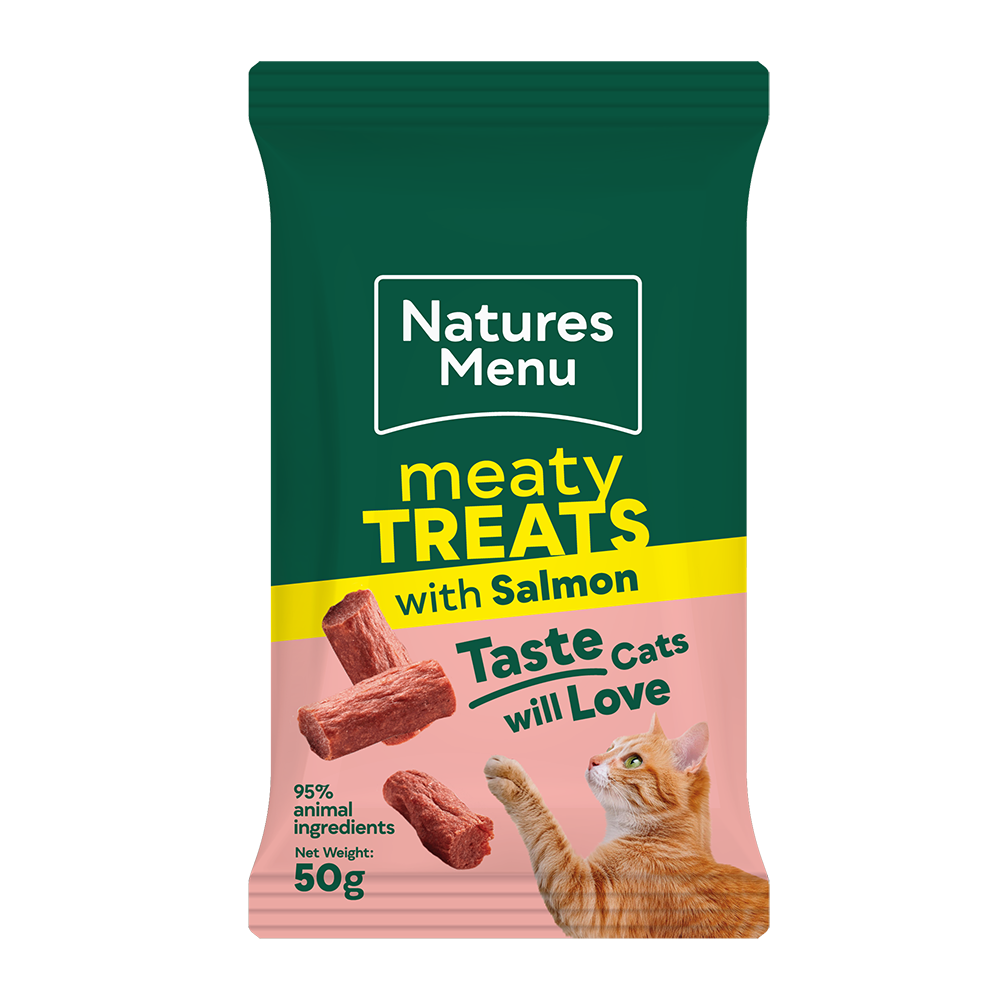 Natures Menu Meaty Salmon Cat Treats - 50g