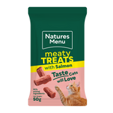Natures Menu Meaty Salmon Cat Treats - 50g