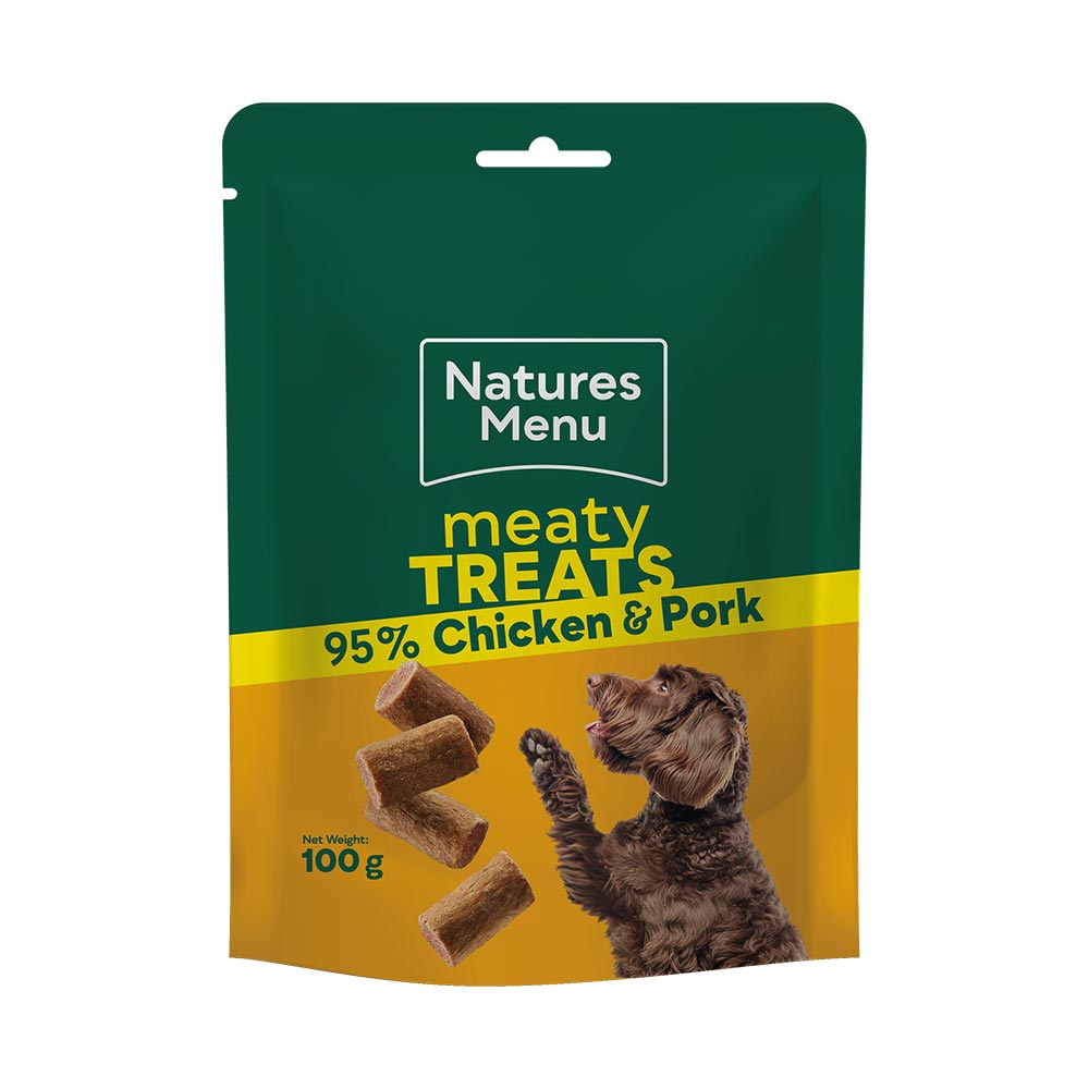 Natures Menu Meaty Treats Chicken Dog Treats - 100g