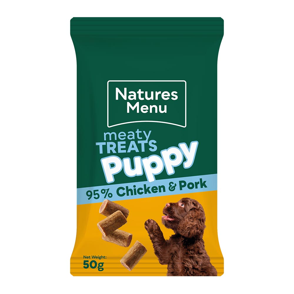 Natures Menu Meaty Treats Chicken Puppy Treats - 50g