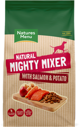 Natures Menu Mighty Mixer with Salmon & Potato Dog Food - 2k