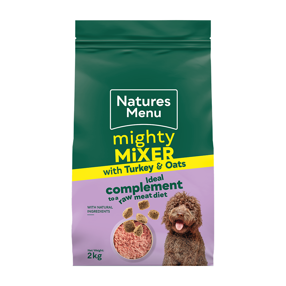 Natures Menu Mighty Mixer with Turkey & Oats Dog Food - 2kg