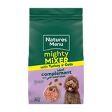 Natures Menu Mighty Mixer with Turkey & Oats Dog Food - 2kg