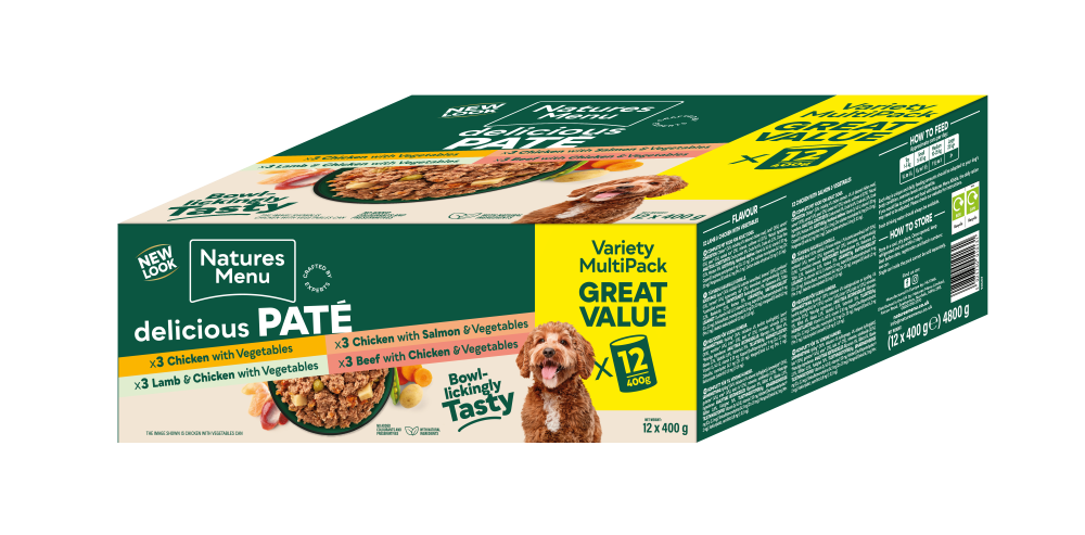Natures Menu Mixed Multipack Dog Food Cans - 12 x 400G