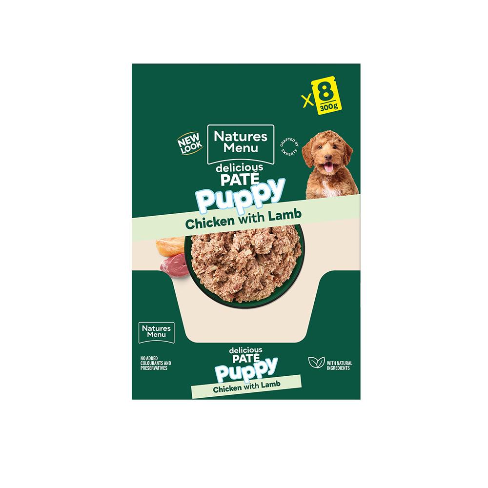 Natures Menu Puppy Junior Dog Food Pouches - 8 x 300G