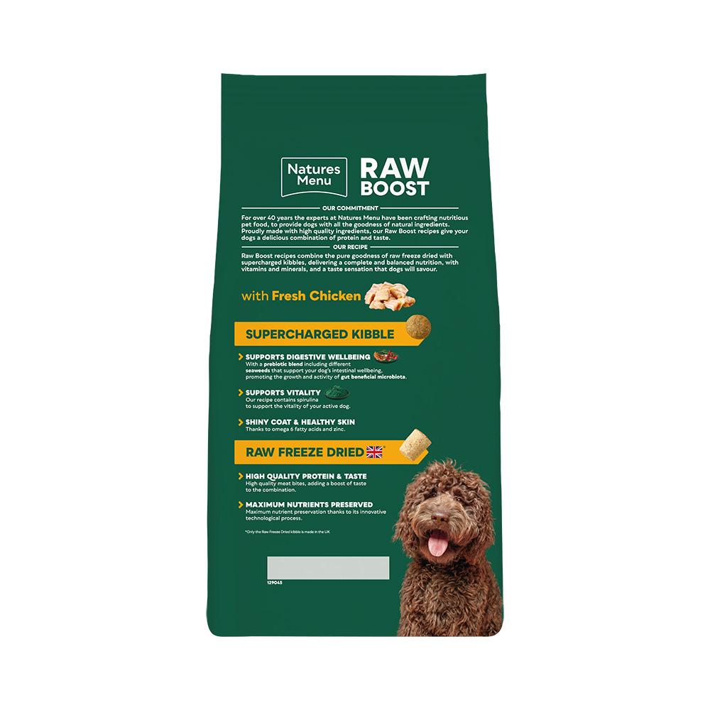 Natures Menu Raw Boost with Chicken Adult Dog Food 1.5kg