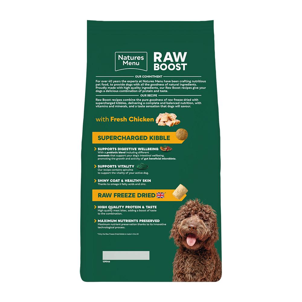 Natures Menu Raw Boost with Chicken Adult Dog Food 3kg