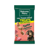 Natures Menu Raw Freeze Dried Beef Dog Treats - 15g