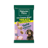 Natures Menu Raw Freeze Dried Turkey Dog Treats - 15g