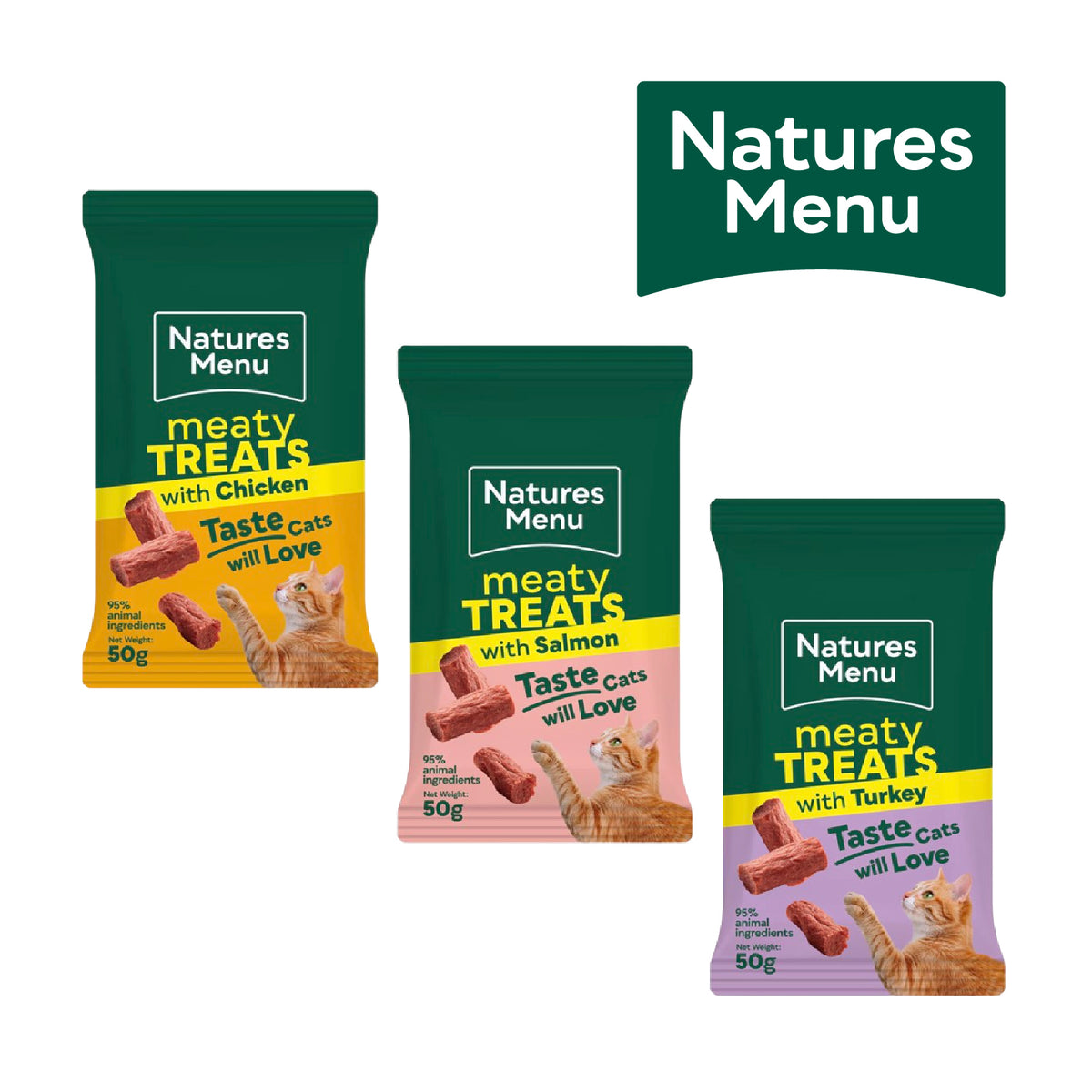 Natures Menu Cat Treats – Meaty Range