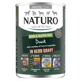 Naturo Adult Duck & Herb Gravy Wet Dog Food Cans - 12 x 390g