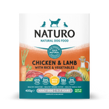 Naturo Adult Dog Chicken & Lamb Food Trays - 7 x 400g